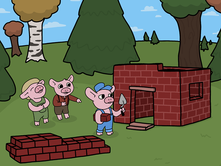 De trre små grisarna 4